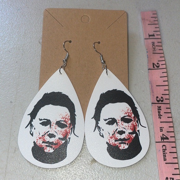 Jewelry - 🎈3/$15🎈New faux leather Halloween earrings